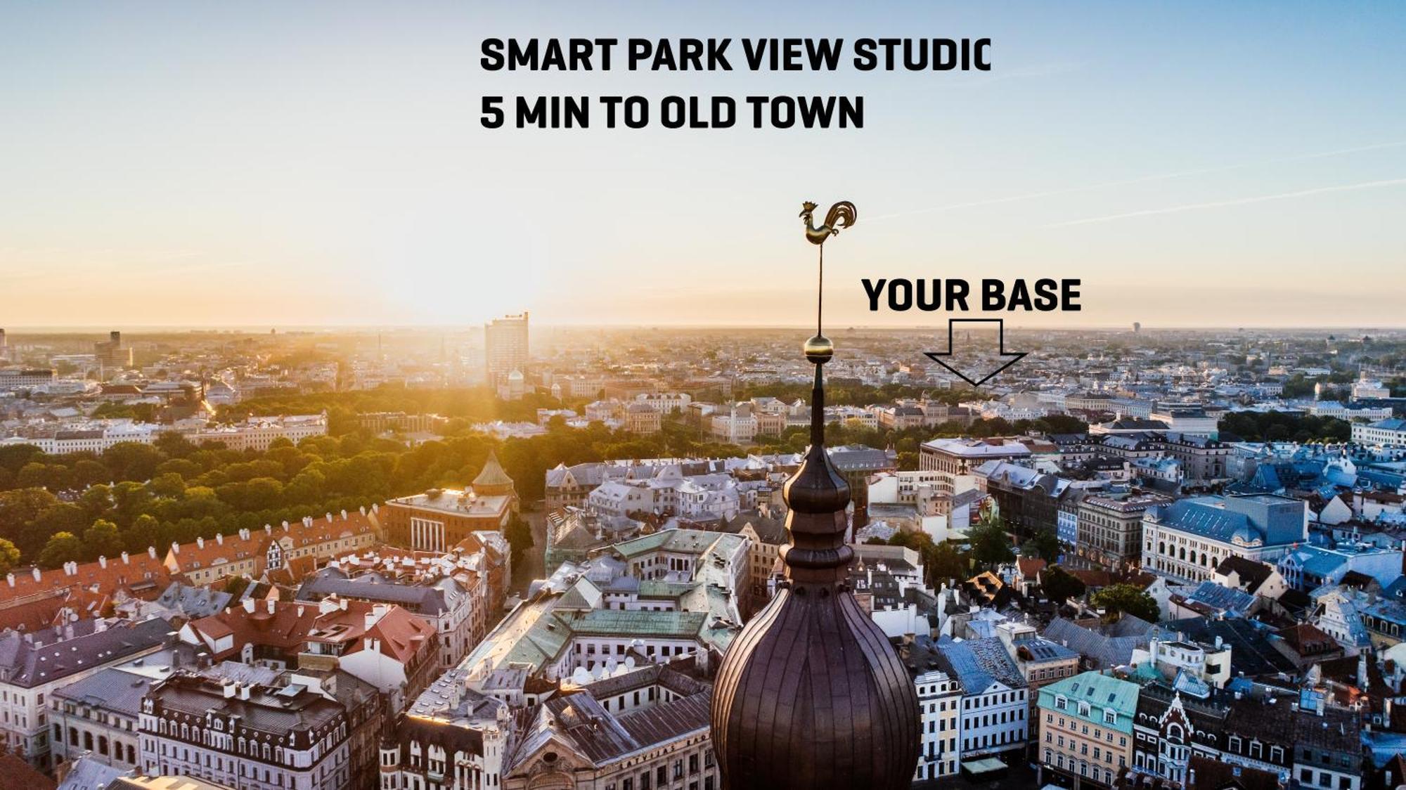 Smart Park View Studio In Heart Of Riga 5 Min To Old Town Esterno foto